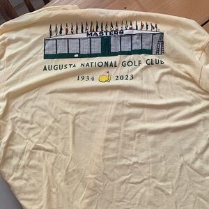 Official masters long sleeve tee NWOT